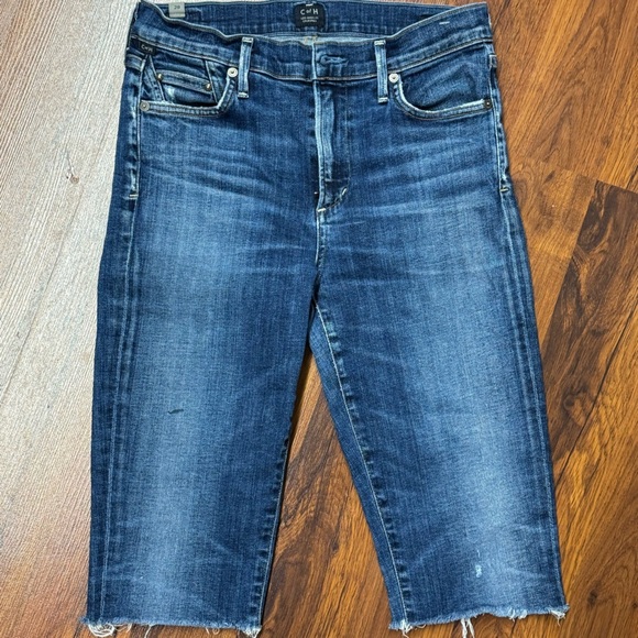 Citizens of Humanity Rocket Crop High Rise Skinny Jeans 29 Raw Hem as is - Picture 1 of 6